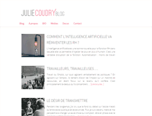 Tablet Screenshot of juliecoudry.com